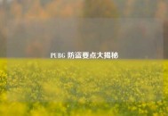 PUBG 防盗要点大揭秘