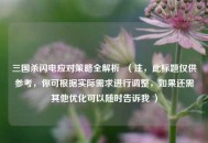 三国杀闪电应对策略全解析  （注，此标题仅供参考，你可根据实际需求进行调整，如果还需其他优化可以随时告诉我 ）
