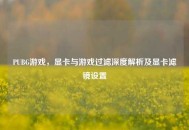 PUBG游戏，显卡与游戏过滤深度解析及显卡滤镜设置
