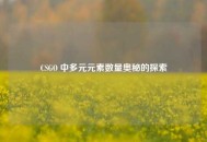 CSGO 中多元元素数量奥秘的探索
