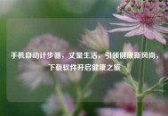 手机自动计步器，丈量生活，引领健康新风尚，下载软件开启健康之旅
