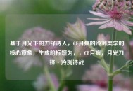 基于月光下的刀锋诗人，CF月痕的冷冽美学的核心意象，生成的标题为，，CF月痕，月光刀锋·冷冽诗战
