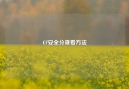 CF安全分查看 *** 