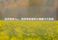 逆战宠物 Bug，游戏体验里的小插曲与大影响