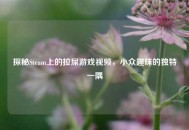 探秘Steam上的拉屎游戏视频，小众趣味的独特一隅