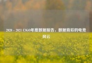 2020 - 2021 CSGO年度数据报告，数据背后的电竞风云