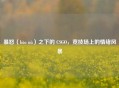 暴怒（bào nù）之下的 CSGO，竞技场上的情绪风暴