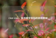 CSGO 43404，探寻数字背后的游戏奥秘