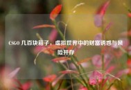 CSGO 几百块箱子，虚拟世界中的财富诱惑与风险并存