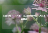 王者荣耀 Touch 力度，指尖微操新掌控，决胜王者峡谷