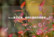 Steam黑五促销，游戏玩家的狂欢盛宴