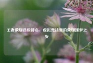 王者荣耀县级排名，虚拟竞技里的荣耀逐梦之旅