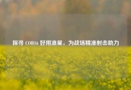 探寻 COD16 好用准星，为战场精准射击助力