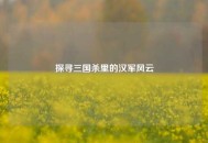 探寻三国杀里的汉军风云