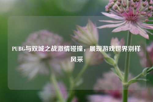PUBG与双城之战***碰撞,展现游戏世界别样风采