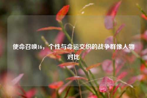 使命召唤16,个性与命运交织的战争群像人物对比