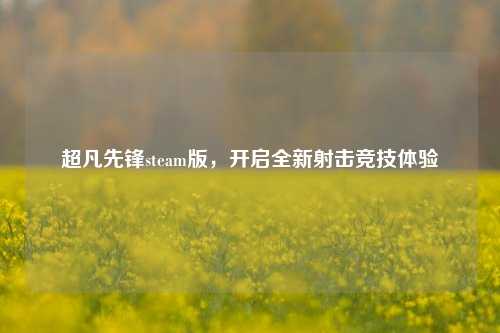 超凡先锋steam版,开启全新射击竞技体验