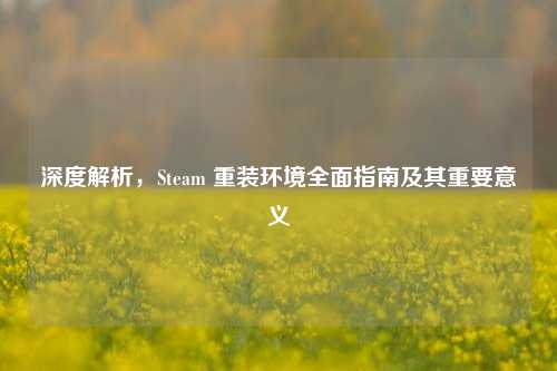 深度解析,Steam 重装环境全面指南及其重要意义
