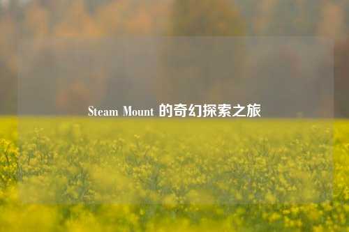 Steam Mount 的奇幻探索之旅