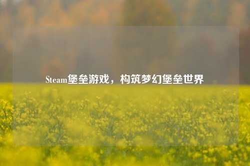 Steam堡垒游戏,构筑梦幻堡垒世界