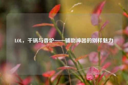 LOL,干锅与香炉——辅助神器的别样魅力