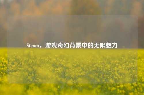 Steam,游戏奇幻背景中的无限魅力