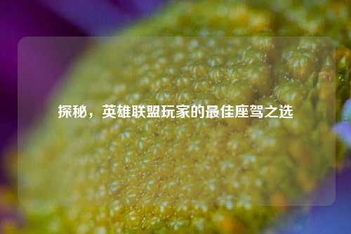 探秘,英雄联盟玩家的更佳座驾之选