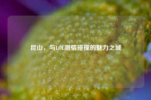 昆山,与LOL***碰撞的魅力之城
