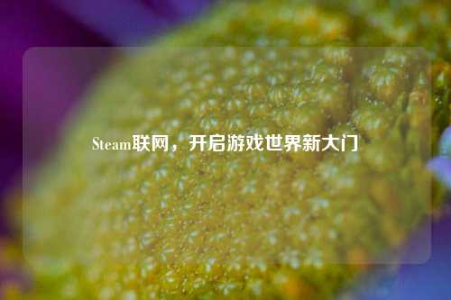 Steam联网,开启游戏世界新大门