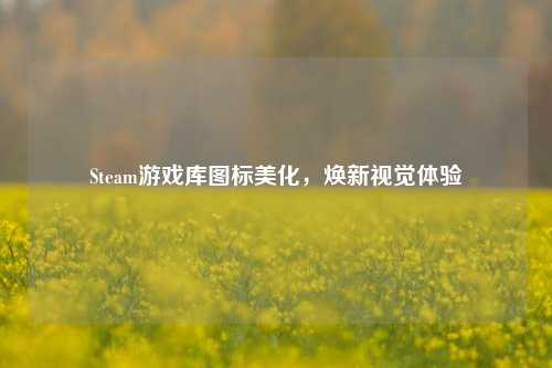 Steam游戏库图标美化,焕新视觉体验