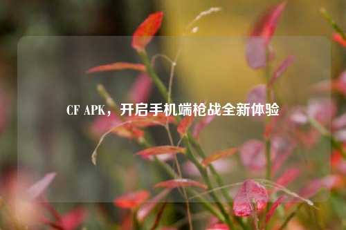 CF APK,开启手机端枪战全新体验