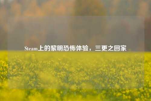 Steam上的黎明恐怖体验,三更之回家
