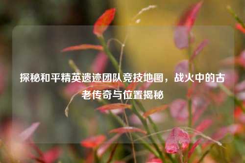 探秘和平精英遗迹团队竞技地图,战火中的古老传奇与位置揭秘