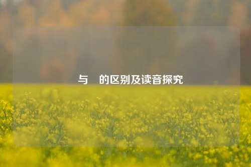 瞾与曌的区别及读音探究
