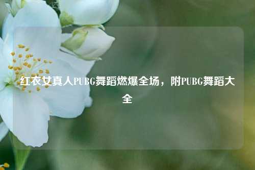 红衣女真人PUBG舞蹈燃爆全场,附PUBG舞蹈大全
