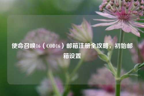 使命召唤16(COD16)邮箱注册全攻略,初始邮箱设置