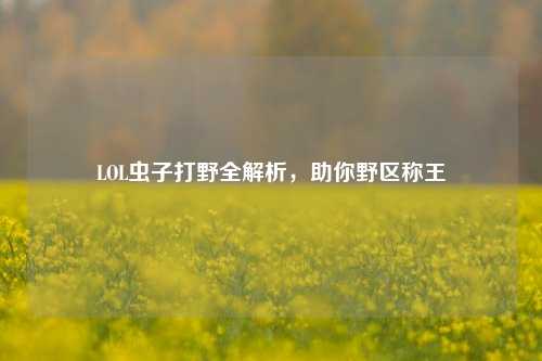 LOL虫子打野全解析,助你野区称王