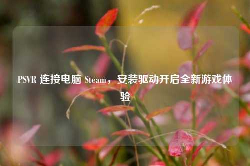 PSVR 连接电脑 Steam,安装驱动开启全新游戏体验