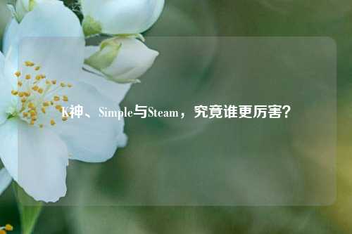 K神、Simple与Steam,究竟谁更厉害?