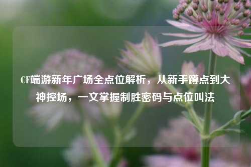 CF端游新年广场全点位解析，从新手蹲点到大神控场，一文掌握制胜密码与点位叫法
